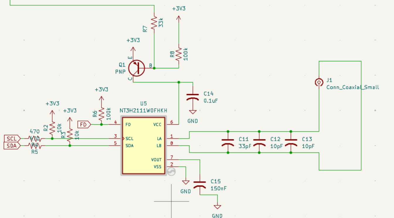 NFC Interface Schematic